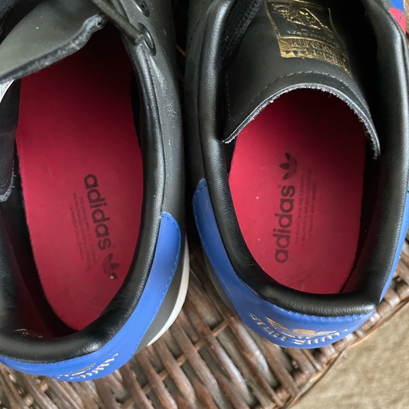 Adidas Stan Smith Black and Primary Color Logo Women’s Sneakers ( size 9) - Picture 2 of 13
